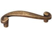 Ручка-скоба 96мм, отделка бронза античная
