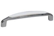 Ручка-скоба 128мм, отделка хром глянец