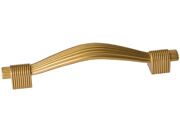 Ручка-скоба "Ника" 96мм, отделка золото матовое