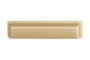 Ручка-ракушка 96мм, отделка золото матовое