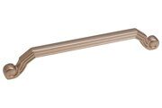 Ручка-скоба 160мм, отделка золото розовое матовое